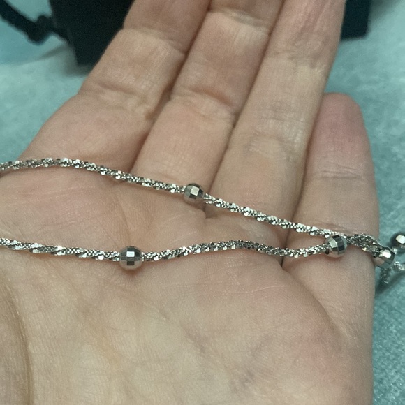 Lola Rose silver disco ball necklace - Picture 3 of 3